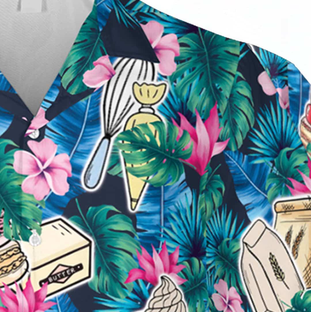 Blue Bakery Hawaiian Shirt Summer Outfit - Image 4