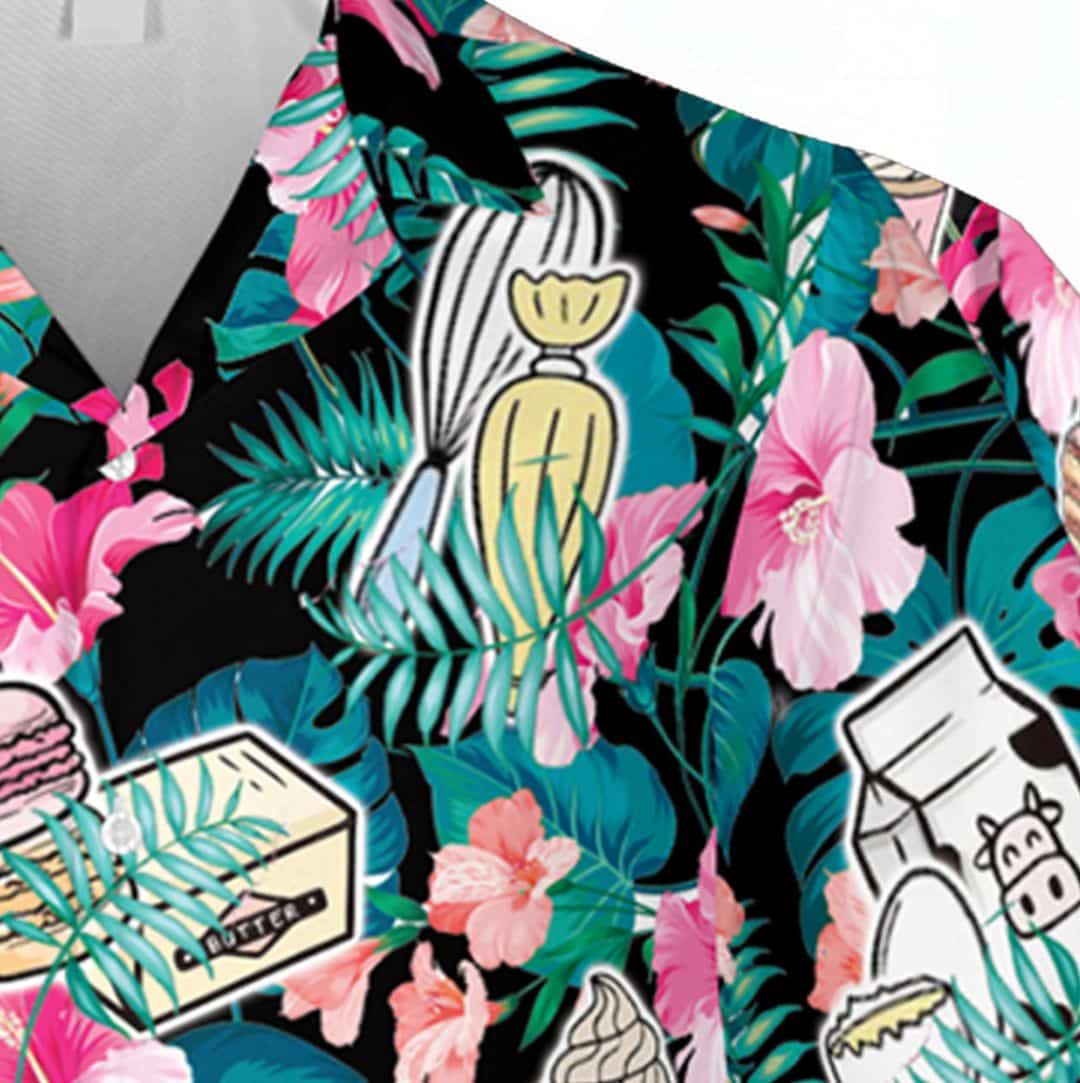 Baker Hibicus Hawaiian Shirt Fathers Day Gift - Image 4