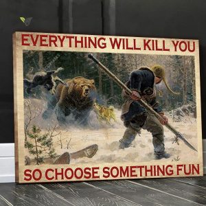Wild Hunter Battle Canvas Poster Wall Art Poster Print Canvas Print Wall Decor
