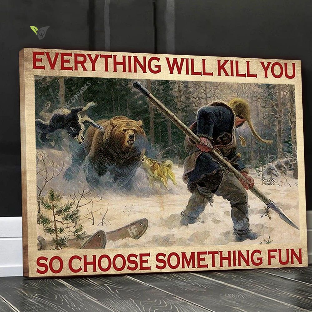 Wild Hunter Battle Canvas Poster Wall Art Poster Print Canvas Print Wall Decor