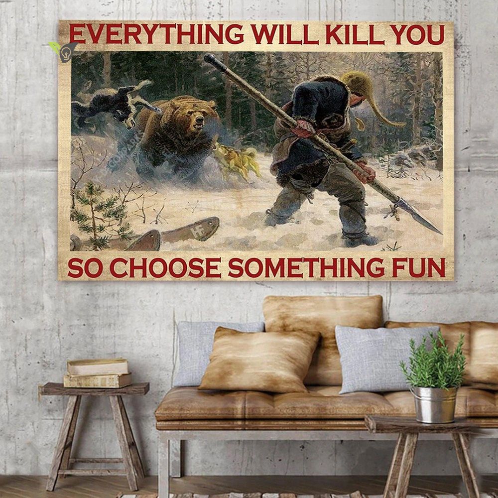 Wild Hunter Battle Canvas Poster Wall Art Poster Print Canvas Print Wall Decor - Image 2