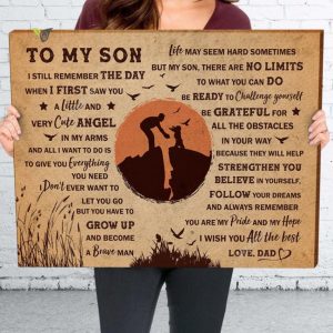 You Are A Brave Man - Matte Canvas - Gifts For Son Poster Wall Art Poster Print Canvas Print Wall Decor