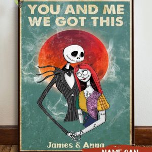 You And Me We Got This - Personalized Custom Canvas - Home Decorations Poster Wall Art Poster Print Canvas Print Wall Decor