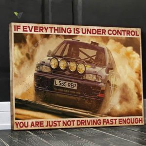 Car In The Smoke Canvas Poster Wall Art Poster Print Canvas Print Wall Decor