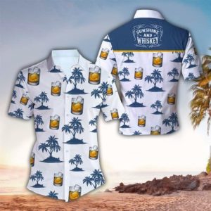Whiskey Aloha Shirt Perfect Hawaiian Shirt For Whiskey Lover Hawaii Shirt Men Aloha Shirt