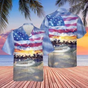 Cruise Ship Hawaiian Shirt Cruise Ship 3d Printed Shirt Hawaii Shirt Men Aloha Shirt Tropical Sleeve Summer All Size