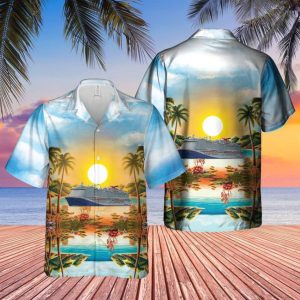 Cruise Ship Hawaiian Shirt Cruise Ship 3d Printed Shirt Hawaii Shirt Men Aloha Shirt Tropical Sleeve Summer All Size