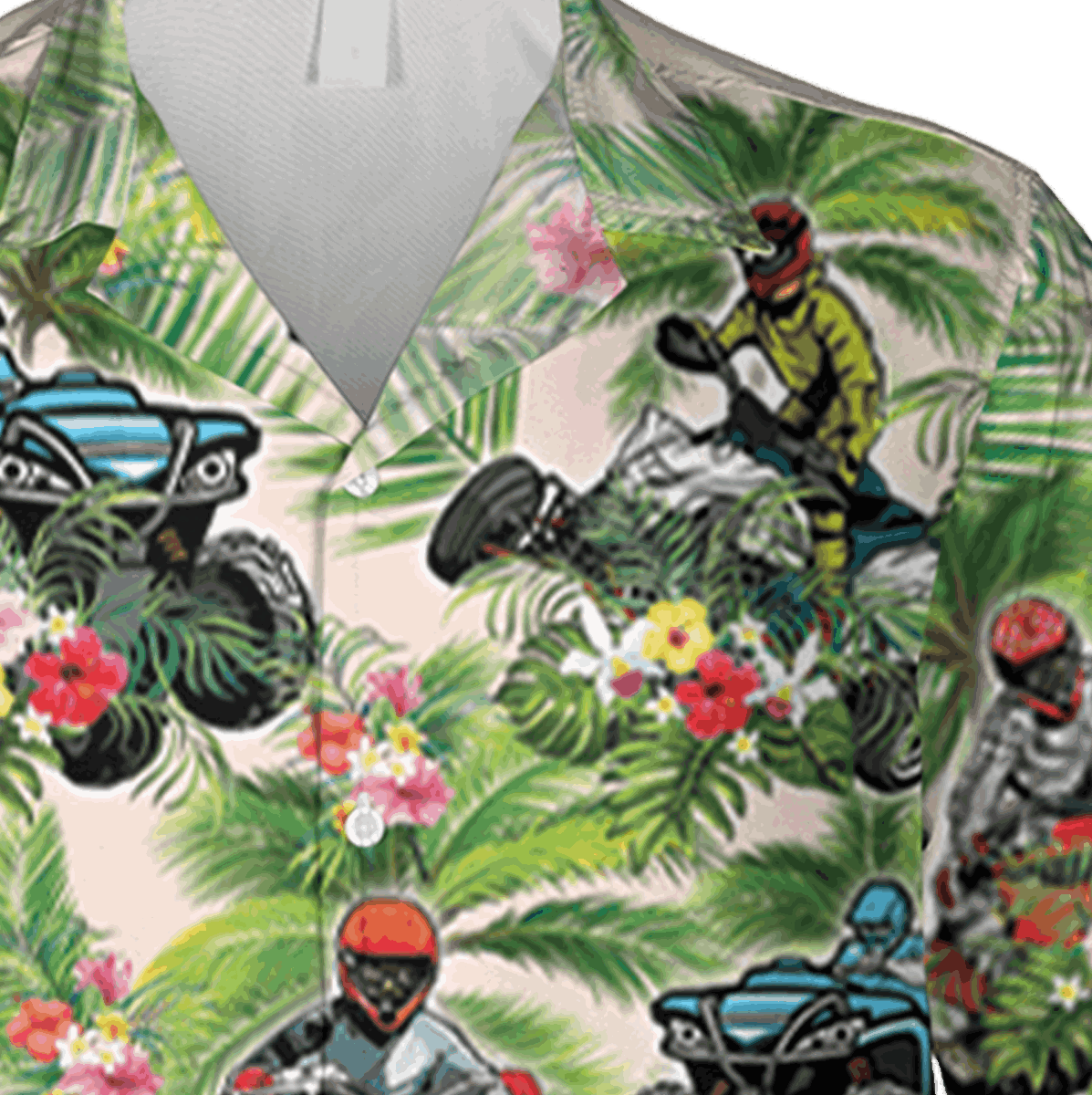 Atv Green Shirt Hawaii Shirt Aloha Shirt Mothers Day Gift - Image 4