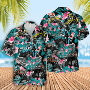 Atv Hawaiian T-shirt Beach Outfit For Women Dirt Riding Lovers
