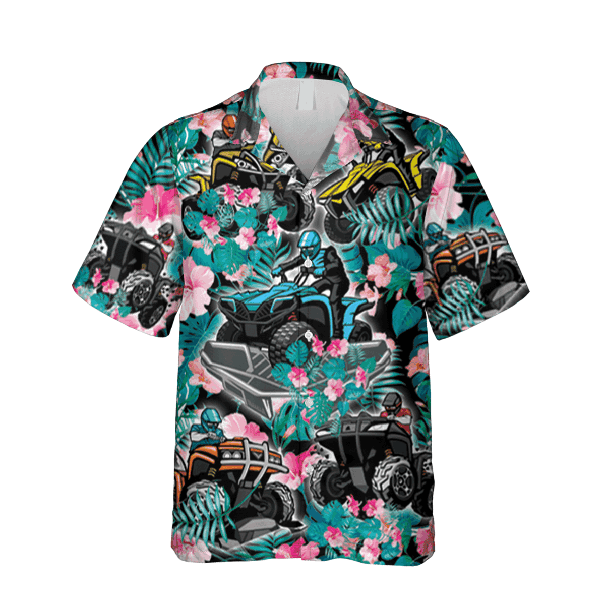 Atv Hawaiian T-shirt Beach Outfit For Women Dirt Riding Lovers - Image 3