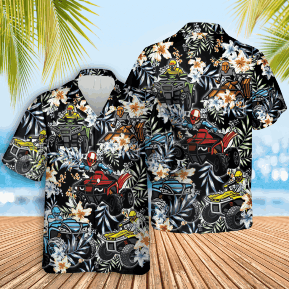 Atv Riding Hawaii Shirt 3d Apparel Fathers Day Gift