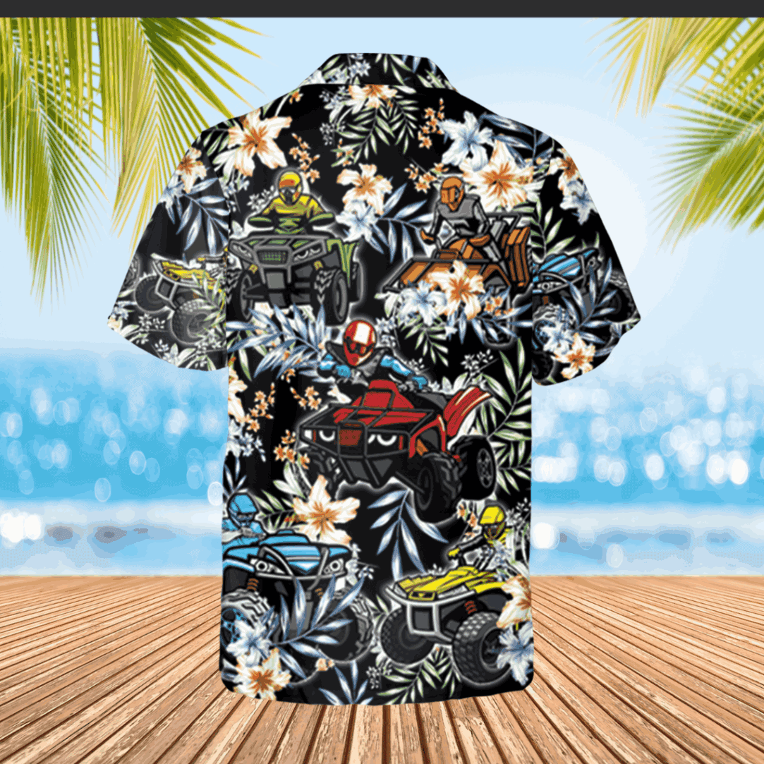 Atv Riding Hawaii Shirt 3d Apparel Fathers Day Gift - Image 2