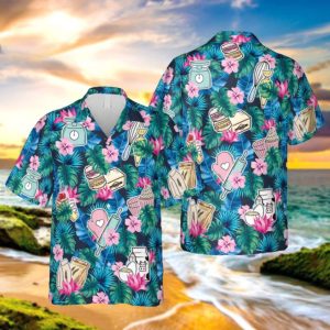 Blue Bakery Hawaiian Shirt Summer Outfit