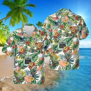 Tropical Plants Bakery Hawaiian T-shirt 3d Bakering Shirt