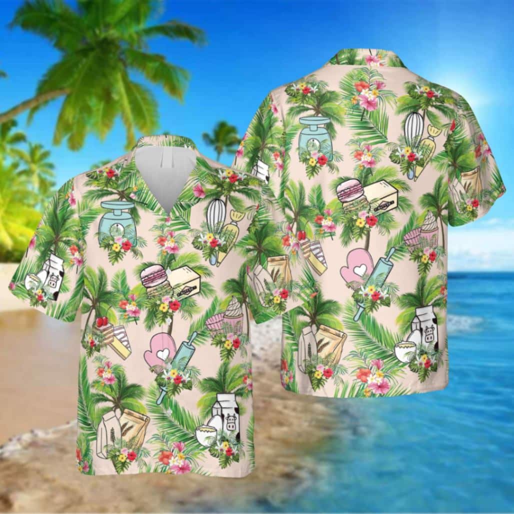 Bakery Hawaii Shirt Tropical Vintage Shirt