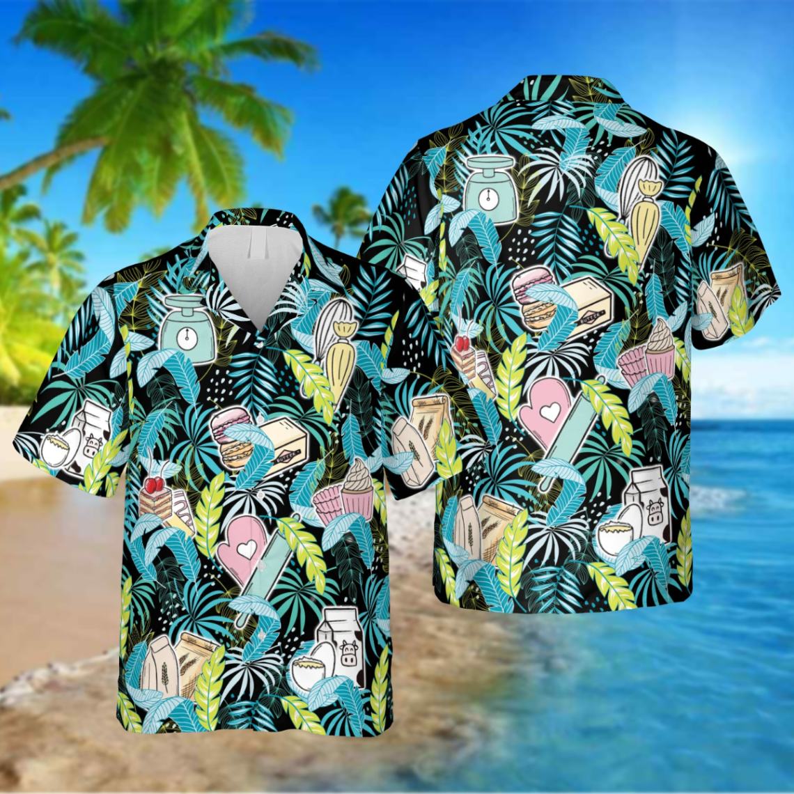 Baker Blue And Black Hawaii Shirt Reyn Spooner Shirt