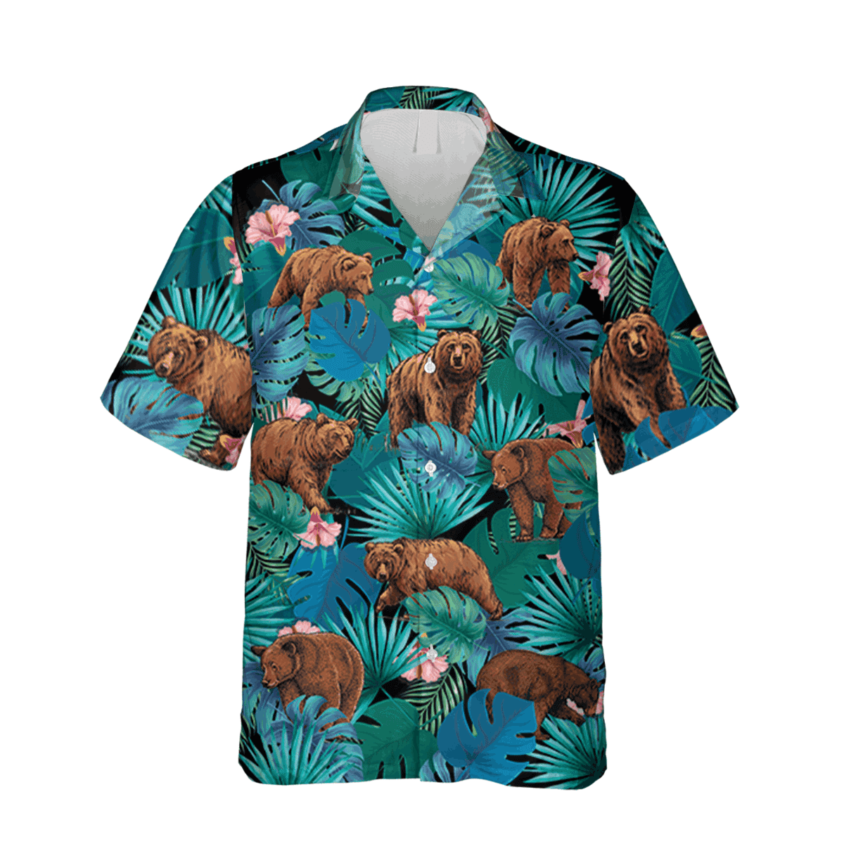 Funny Bear Hawaiian Shirt Gift For Him - Image 2