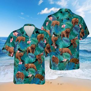 Funny Bear Hawaiian Shirt Gift For Him