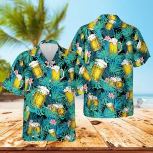 Beer Brewery Green Hawaii Shirt Bar Shirt