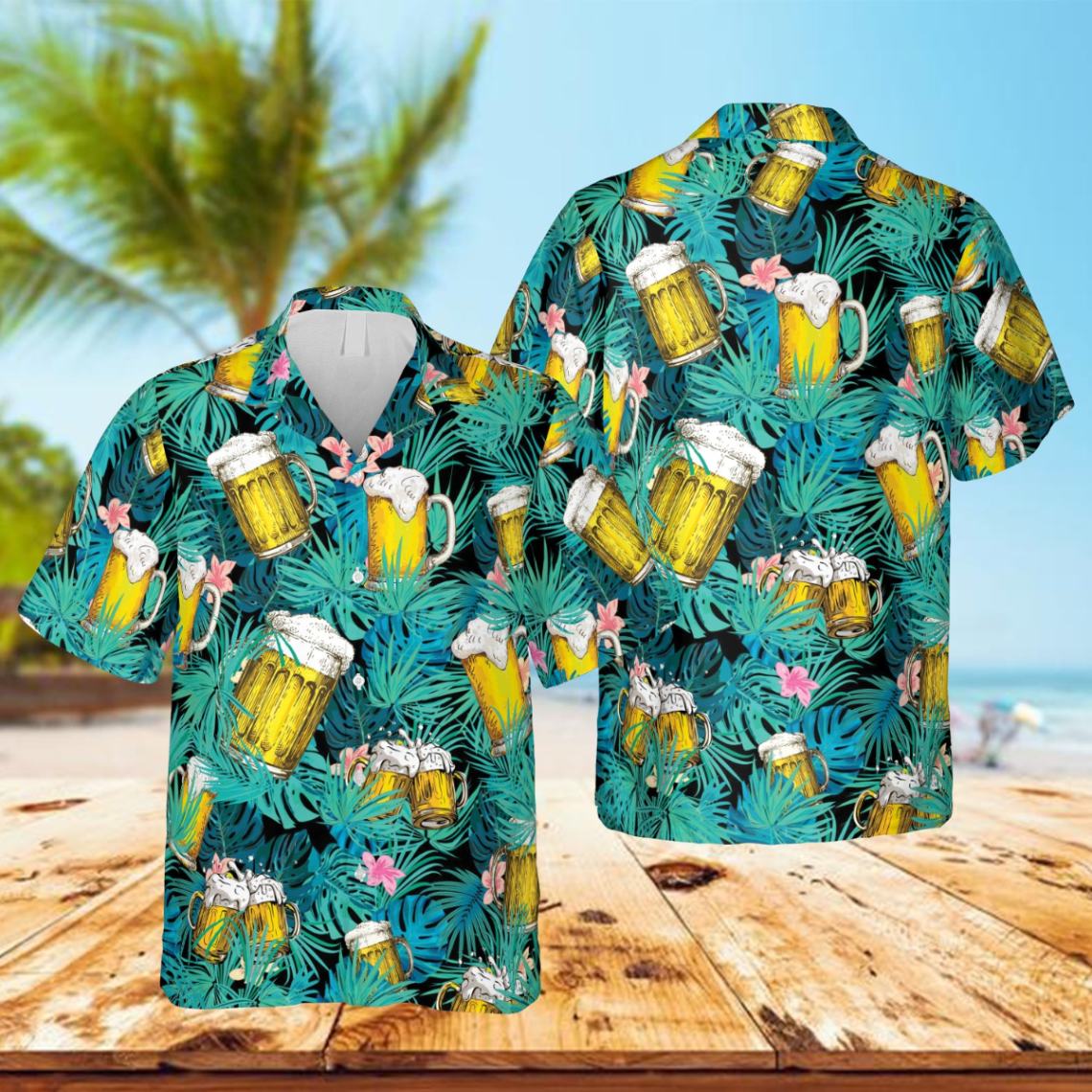 Beer Brewery Green Hawaii Shirt Bar Shirt