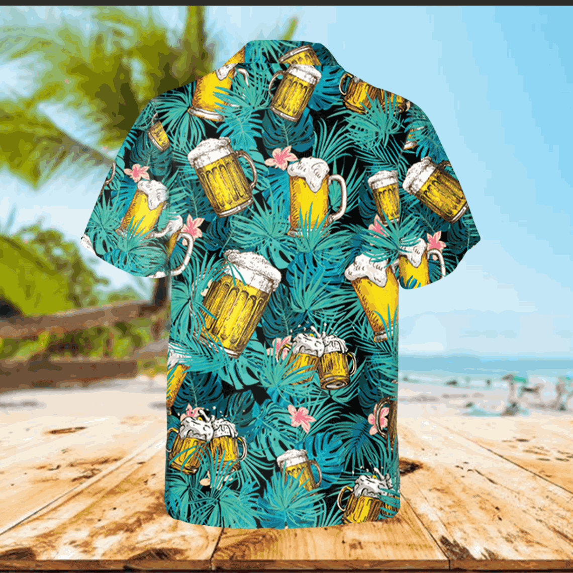 Beer Brewery Green Hawaii Shirt Bar Shirt - Image 3