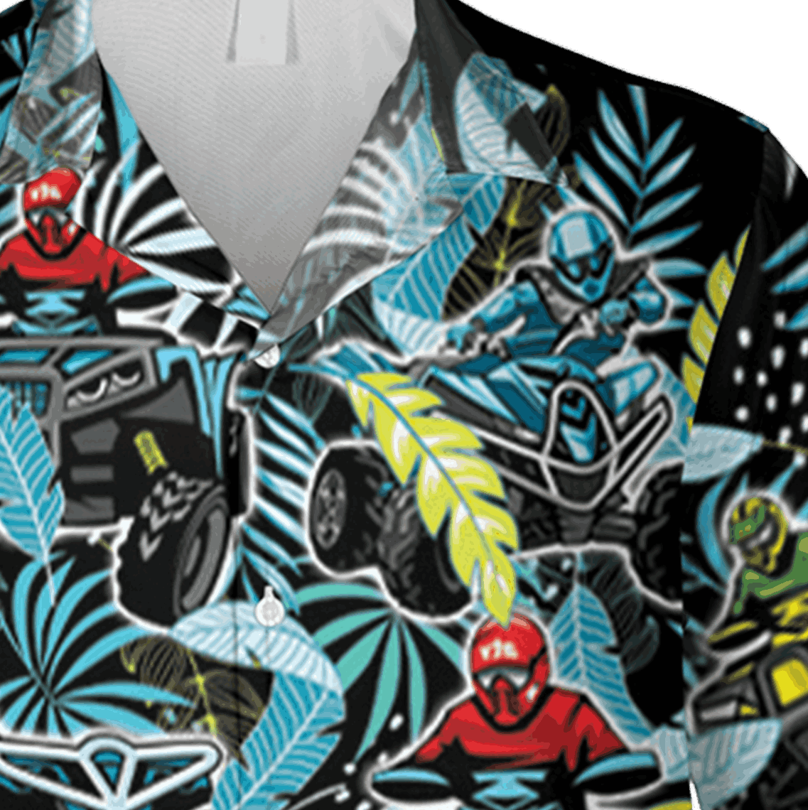 Blue Atv Haawaii Shirt 3d Shirt Mothers Day Gift - Image 4