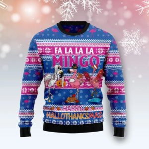 Christmas Ugly Sweater Fa La La La Mingo Funny Unisex Sweater Gift