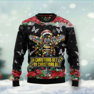 Christmas Ugly Sweater Oh Christmas Bee Funny Unisex Sweater Gift