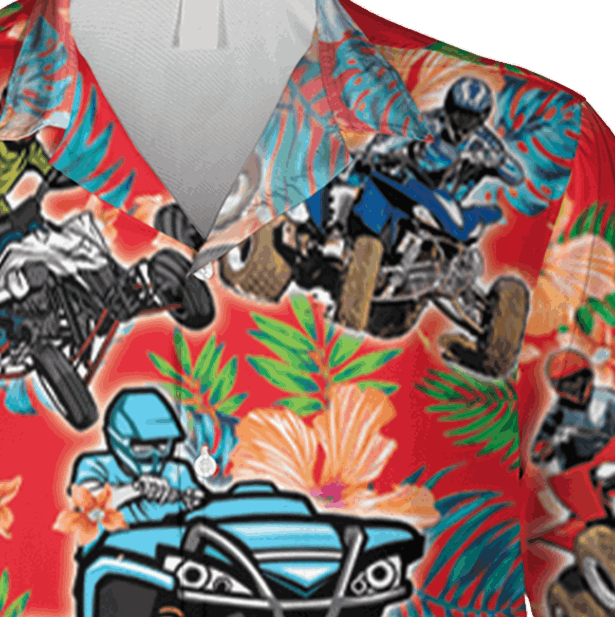 Atv Red Hawaii Shirt 4 Wheelers Lovers Gift - Image 4