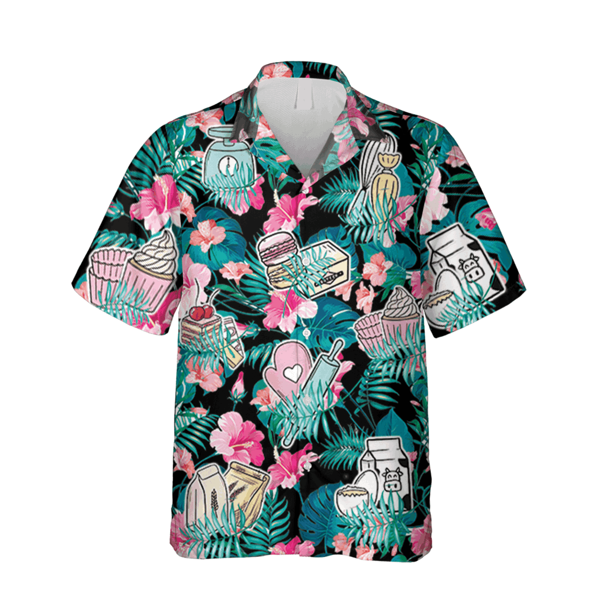 Baker Hibicus Hawaiian Shirt Fathers Day Gift - Image 2