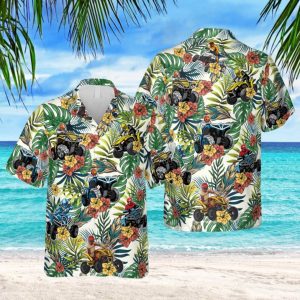 Green Atv Hawaii 3d Shirt Summer Clothing Gift For Dad